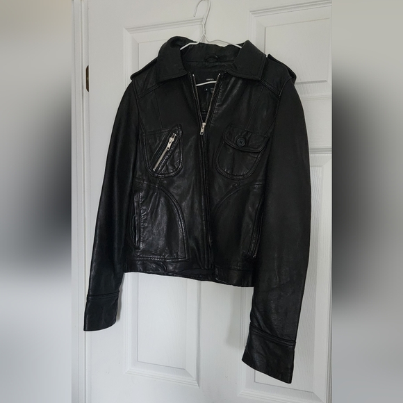 Identity leather jacket - Picture 5 of 5